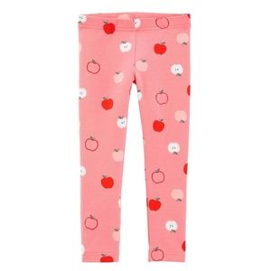 NWT Toddler Girl Carter's Apple Leggings